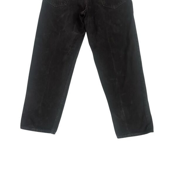 Levi's Men's Straight Jeans - Black - Picture 9 of 12